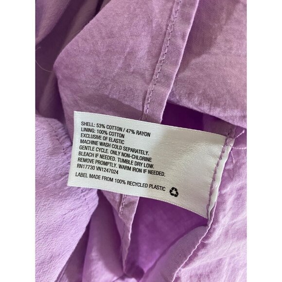 Universal Thread Women's Lavender Puff Sleeve Cold Shoulder Maxi Dress - XL - Picture 13 of 14